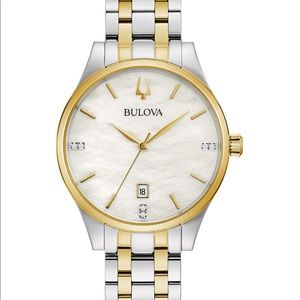 Bulova Women’s Classic Diamond Two-Tone Watch
